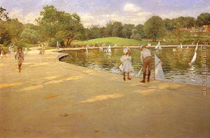 A Morning Walk painting - John Singer Sargent A Morning Walk art painting